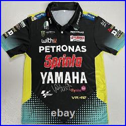 VALENTINO ROSSI Signed Shirt + Limited Edition Panoramic Print MotoGP COA
