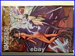 VAMPIRELLA and LADY DEATH LIMITED EDITION #105 of 250 SIGNED AND COA INCLUDED