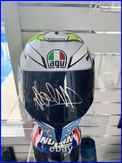Valentino Rossi Replica Helmet limited & signed superbly COA from top seller