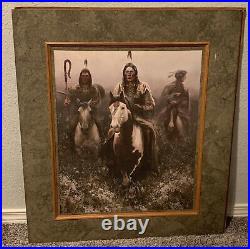 Vintage Limited Edition Signed Numbered Chuck DeHaan Native Indian Print with COA