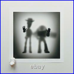 WHATSHISNAME GONE Cowboy and Astronaut LTD ED of 75. 35CM X 35CM with COA