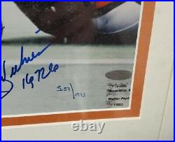 Walter Payton signed framed 16x20 photo! Limited To #557/1993 Steiner COA