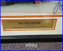 Walter Payton signed framed 16x20 photo! Limited To #557/1993 Steiner COA