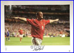 Wayne Rooney England Euro 2004 Hand Signed Limited Edition Photo With COA