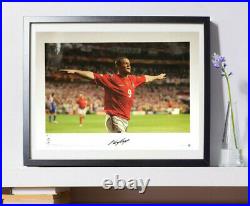 Wayne Rooney England Euro 2004 Hand Signed Limited Edition Photo With COA