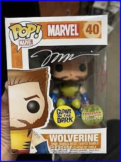 Wolverine Toyastick Glow Pop Limited To 500 Signed By Hugh Jackman N Jim Lee Coa