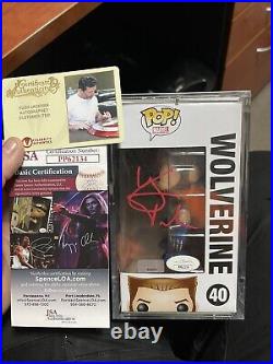 Wolverine Toyastick Glow Pop Limited To 500 Signed By Hugh Jackman N Jim Lee Coa