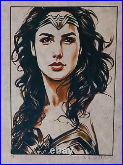 Wonder Woman Emma Wildfang, Signed Limited Edition 1/5 with COA Mint