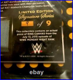Wwe Womens Revolution Signed By 9 Limited Edition Plaque Coa From Wwe 9 Of 9
