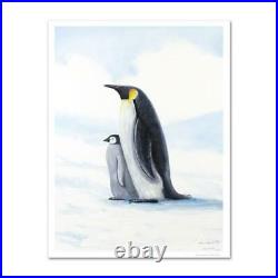 Wyland Antarctic Penguins Signed Canvas Limited Edition Art COA