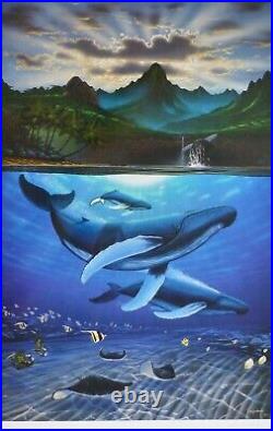 Wyland Dawn of Creation Hand Signed Limited Edition Art lithograph on paper COA