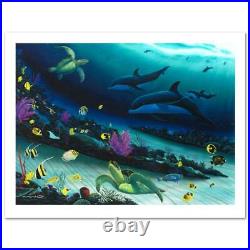 Wyland Radiant Reef Signed Canvas Limited Edition Art COA
