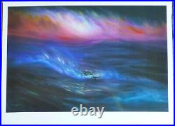 Wyland Storm Hand Signed Limited Edition Art lithograph on paper COA