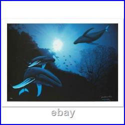 Wyland Whale Vision Signed Canvas Limited Edition Art COA