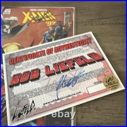 X-Men'97 #1, Blood Foil, Signed by Rob Liefeld, with Chisel & COA Limited 300