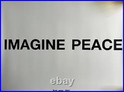 YOKO ONO, LIMITED EDITION CIRCA ART PRINT,'IMAGINE PEACE' WithCOA